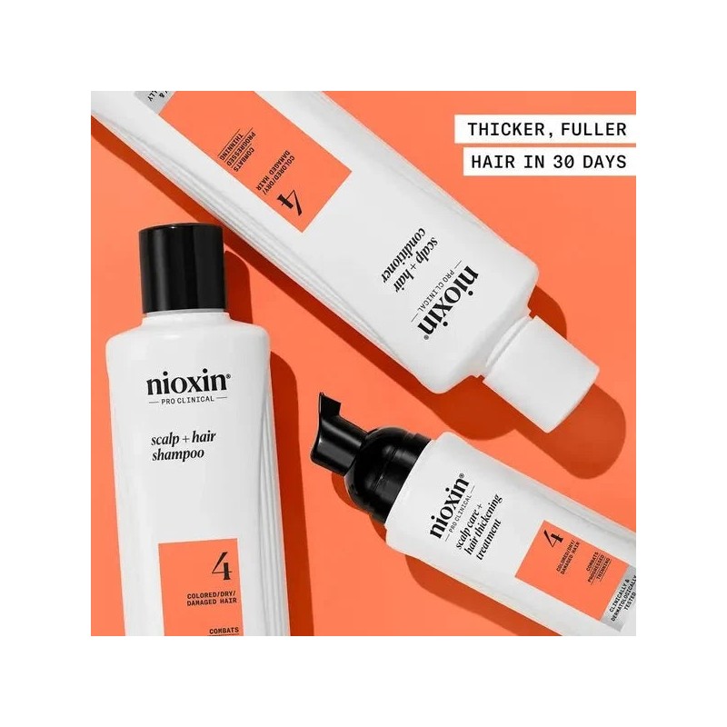 Nioxin Scalp + Hair Thickening System 4 Shampoo + Conditioner