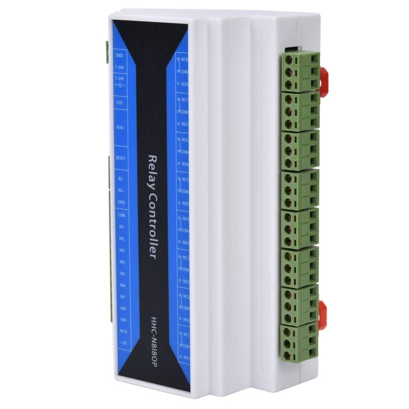 8 Channel Network Relay Module Relay Remote Control Device Ethernet