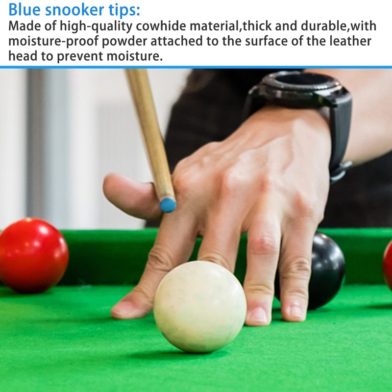 SHUIYUE Snooker Cue Trim Kit,Including Cue Tips, Billiard Cue Protector,Cue