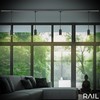 BRILONER - Rail System Rail LED Pendant Light, Dimmable, Combinable,