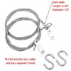 scottchen PRO Garage Door Safety Cable for Extension Springs Galvanized