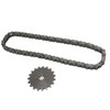 428 19T 17mm Sprocket with 428 60 Links Chain Steel