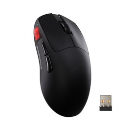 MAMBASNAKE M4 Wireless Gaming Mouse, 52g Lightweight BT/2.4Ghz/Wired Computer Mouse, PAW3311 24K DPI Optical Sensor, 200h Battery Life, Programmable Mice for PC/Win/Mac (Black)
