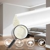 Ceiling Crown Molding Trim,12 Pack High Impact Polystyrene Decorative Molding,