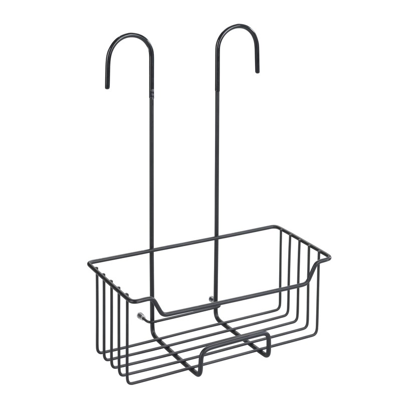 WENKO Milo Thermostatic Shower Caddy Matte Black