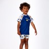 Splash About Boys' Short-Sleeved Top Rash Guard Shirt, Tug Boats