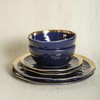 Stone Lain Porcelain 16 Piece Dinnerware Set, Service for 4,