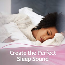 LectroSound White Noise Machine for Sleep and Relaxation, Adjustable Sound for Perfect Sleep Sound, USB Powered (White)