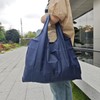 BACISEN Eco Bag, Large Capacity, Shopping Bag, Foldable, Lightweight, Compact,
