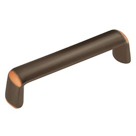 Hickory Hardware 1 Pack Solid Core Kitchen Cabinet Pulls, Luxury Cabinet Handles, Hardware for Doors & Dresser Drawers, 3 Inch Hole Center, Oil-Rubbed Bronze Highlighted, Williamsburg Collection