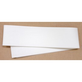 KAWAGUCHI Name Tape, Medium Width, White, 1 pc, Width 1.4 inches (3.5 mm) x Length 3.3 ft (1 m) 11-161