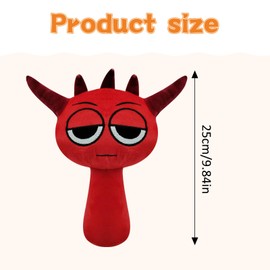 RCYHCY Wujiaoxiaohongren Sprunki Plushies, Sprunki Wenda Plush Toy, Soft Stuffed Animal Pillow Birthday Christmas Choice for Fans and Kids Boys Girls