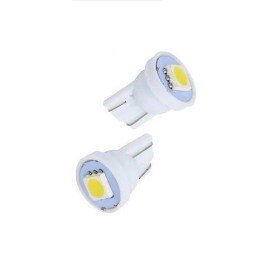 CHS 192 194 W5W 168 Xenon Brand New 2 Pcs White T10 1-SMD Wedge 5050 LED Light Bulbs
