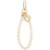 JJLFresheners Gold Women's Imitation Pearl Chain Key Chain Backpack Key