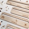Guided Reading Strips,Wooden Reading Tracking Rulers - Measuring Ruler, Text