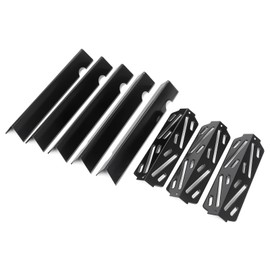 QuliMetal 66795 Flavorizer Bars and 66040 Heat Deflector for Weber Genesis II 300/LX 300 Series, Genesis II E/S-310 E/S-315 E/S-325 E/S-335 Grills, Porcelain Enameled Parts for Weber 66032 66685