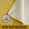Lions Bath Mat Sets 2 Piece - Jacquard Greek Key