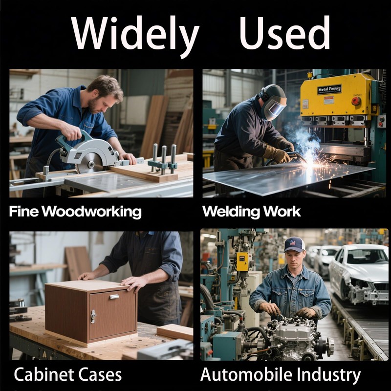 4 Pack Push Pull Adjustable Toggle Clamp, 500lbs Holding Capacity,