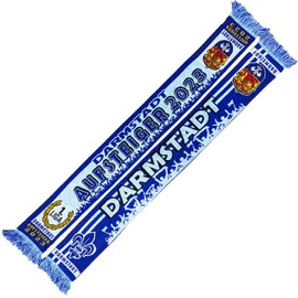 Generisch Darmstadt Aufstiegs Scarf 2023 1st League (Knitted Scarf), blue, white