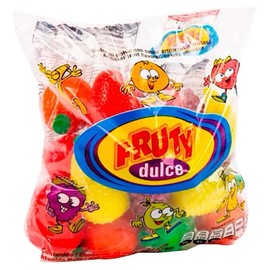 Bom bom con relleno de chicle y azúcar  candy Bonbon - Specification: Fruty dulce bag 18 units