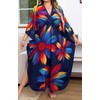 Orshoy Womens Kaftan Full Length Swimwear Cover Ups Maxi Beach