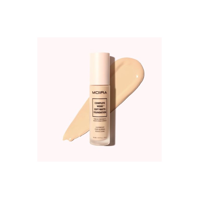 Moira Base De Maquillaje Liquida Complete Wear Soft Matte Foundation