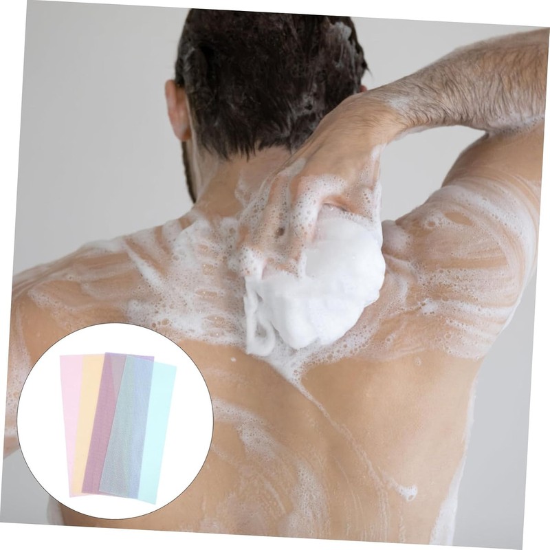 Toalla exfoliante de malla COLLBATH 4 piezas – limpieza profunda