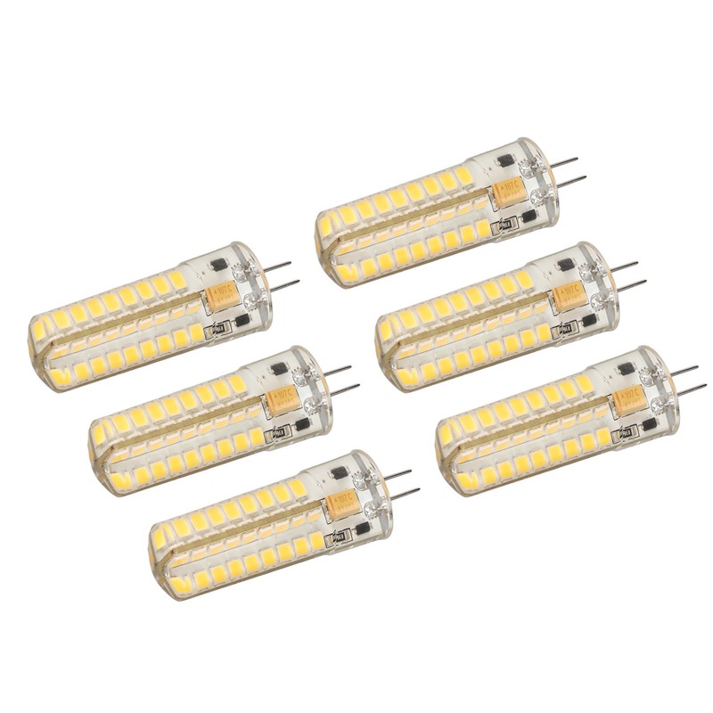 6pcs G4 LED Bulb 700LM 7W 72LED 360 Degree Lighting