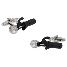 Cuff-Daddy Mens Chef Cufflinks with Jewelry Presentation Box Storage Travel Special Occasions Cufflinks for Wedding Mens Cuff Link Dress Shirt Business Gift Jewelry Box