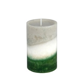 4 x 6 Inch Lyr Holiday Fores Scented Pillar Candle
