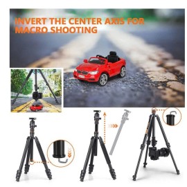 Unbranded 81 Inch Tripod With Monopod, Suitable For Smartphone And DSLR Camera ,360° shoot