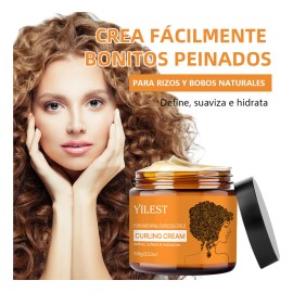 Rema Peinar Rizos Cabello Rizado Ondulado Suavizante
