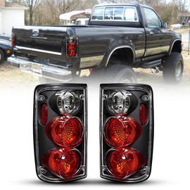 Winjet Tail Lights Assembly For 1989 1990 1991 1992 1993 1994 1995 Toyota Pickup Truck Tail Lamps for 1989-1995 Toyota Pickup Functional Rear Brake Lamp Taillights Replacement Backup Light