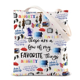 ENSIANTH Musical Tote Bag Musical Comedy Movie Merch Musical Theatre Actor Gift Mask Theatre Drama Bag (Mask thing bag)