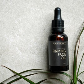 Alucia Organics Certified Organic Firming Face Oil 30 ml - a Powerful Anti-Ageing Oil with Organic Jojoba, Argan, Rose Hip and Evening Primrose Oils