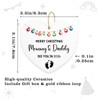 Pregnancy Announcement for Husband Hanging Ornament Ceramic Heart Keepsake New