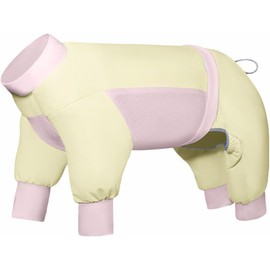 Dog Shirt Summer, Cooling Vests for Dogs, Soft Dog Clothes, UV Protection Pet T-Shirt, Dog T-Shirt for Small, Medium, Large Dogs (M, Yellow A)