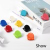 Magnetic Clips, 8 Pieces Whiteboard Fridge Magnet Clips for Home,