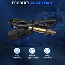 Maxfavor 1Pc Upstream Air Fuel 02 Oxygen O2 Sensor Replacment For 2010 Hyundai Elantra 2.0L 02 Sensor 234-5047 39210-23910