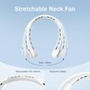 GULAKI Neck fan, Portable Fan with 5-17H Lifespan, 4000mAh Neck