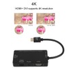 CableDeconn HDMI to DVI 4K/VGA/HDMI 4K/Audio 4-in-1 Adapter Converter Cable