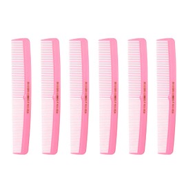 Allegro Combs #415 Combs for Women, 7 Inches Combs for Men, Parting Comb, Hair Comb, Comb for Men 6 Count (Fresh Pink)