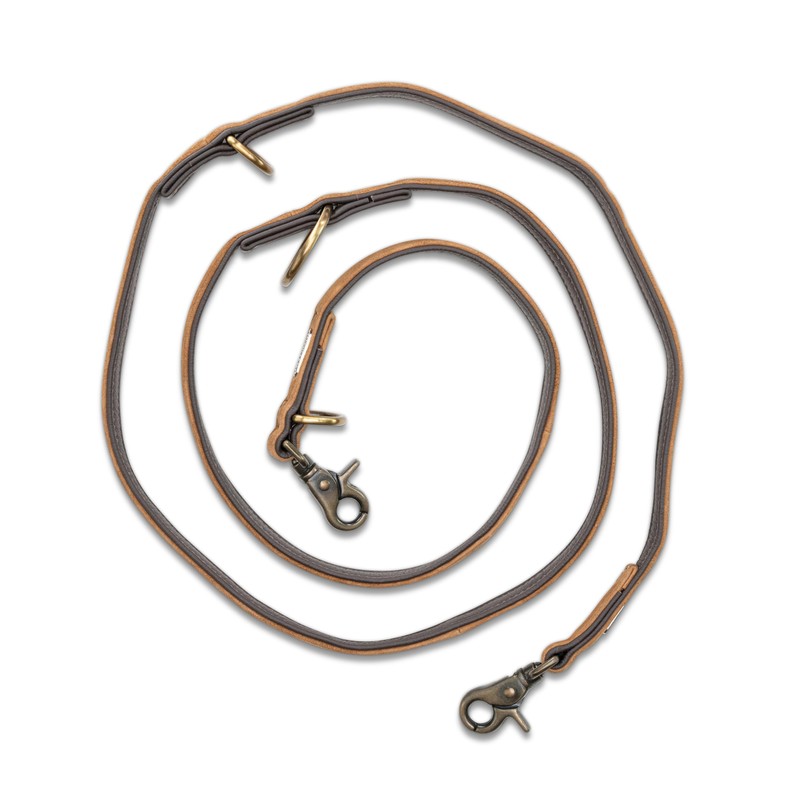 Jack & Russell Leather Dog Lead 2.0 m - Premium