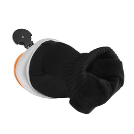 Andux Mesh Golf Hybrid Club Head Covers with Dial No. Tags 4pcs/Set (All The Same Size) Black/Orange