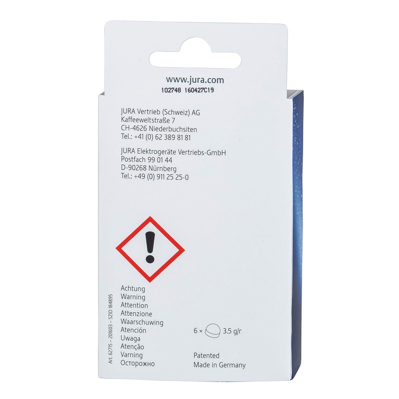 Descaling Tablets and Cleaning Tablets for Jura-Capresso Automatic Coffee and