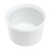 Pillivuyt Classic 1 ounce Pleated Ramekin, Set of 6, White