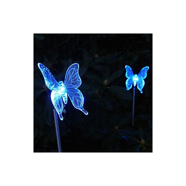 Solar Color Changing Butterfly Style Garden Stake Light