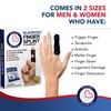 Doctor Developed Finger Splint & Handbook - Trigger Finger, Arthritis,