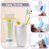 4Pcs Toothpaste Squeezer,Plastic Toothpaste Tube Squeezer Toothpaste Dispenser Hanging Toothpaste