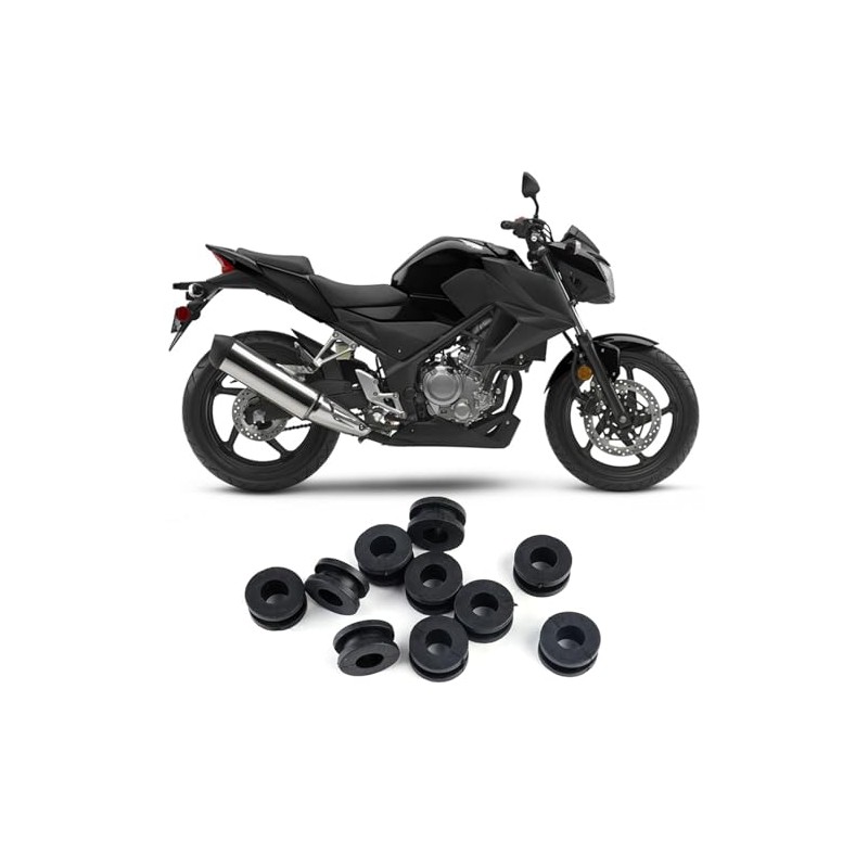 KIMISS Motorcycle Fairing Washers,10pcs Motorcycle Washers ABS Motorcycle Gasket.